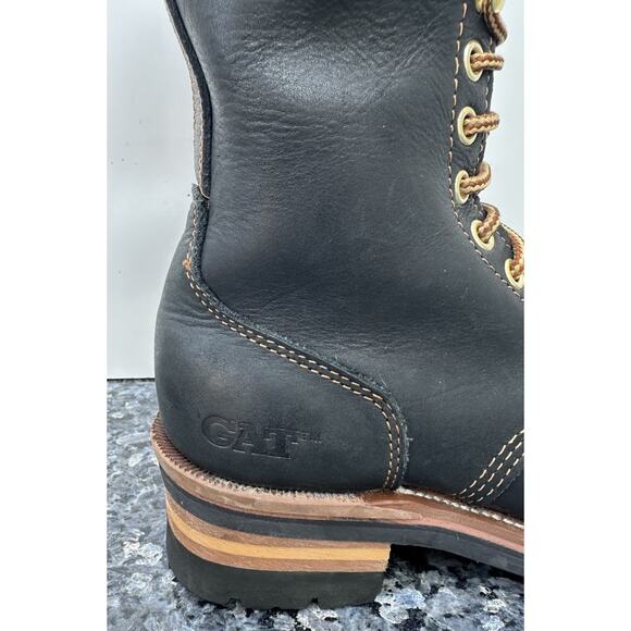 Gat Tank Tall Lace Up Lug Logger Boots Men\'s Size 4.5 main image 14